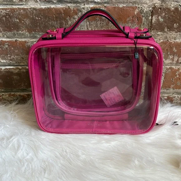 Calpak dragonfruit Transparent Travel Case- Medium Size - Picture 1 of 8